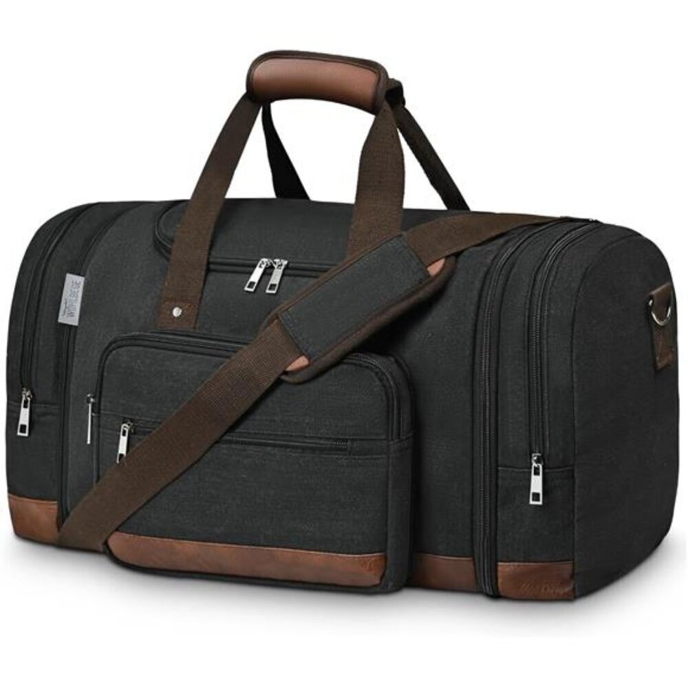 Expandable Travel Duffle Bag 50L Overnight Gym Carry On